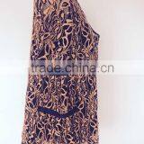 100% Poly Spandex Two Tone Lace Short Sleeve Shirts thumbnail-2