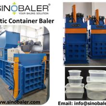 Plastic Container Baler Machine