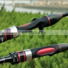 New 1.8m 1.98m 2.1m Freshwater Spinning Bass Fishing Rod Wooden Grip L/ML Two Rod Tips Casting Fishing Pole thumbnail-3
