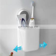 Bathroom Non-trace Stick Wall Mounted Organizer Toothbrush Rack Shelf Toothpaste Display Bathroom Storage Racks thumbnail-4