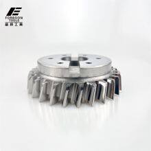 China Manufacturer Taper Shank Helical Tooth Gear Skiving Cutter Gear Shaping Tool With Feeler thumbnail-3