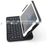 2013 Hot Sale Wireless Bluetooth Keyboard With Slidable Case Stand for IPad Mini
