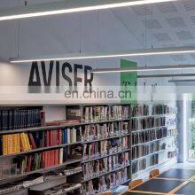 Modern Office Hotel Indoor Aluminum Smd Hanging 3000k 4000k 5000k 20w 40w Led Linear Lamp thumbnail-3