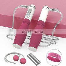 9.9ft Digital Weighted Skipping Ropes,Cordless Counting Jumping Rope thumbnail-3