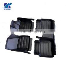 HFTM Customized Decorative Original Car Kick Full Floor Mat Wrap 5D HOT-Pressed PU Leather Carpet for Volkswagen Tiguan2016+ thumbnail-3