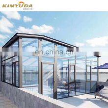 Aluminium Profile Solarium Sunrooms Modern Four Season Sunshade System Sunroom Thermal Break Glass Houses thumbnail-5