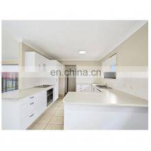 American Custom Design Cheap Pantry Wooden Cupboard Slab Door Prefabricated Kitchen Cabinets thumbnail-5