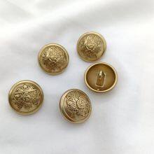 2023 wholesale 18mm  gold  alloy Hand Sewing Button for Clothing