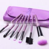7pcs Professional Makeup Brushes Rare Travel Edition Set Cosmetic Brushes Kit with Cylinder Makeup Box