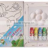 5-Color Acrylic Paint Frame Set 3058, Child DIY