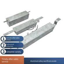 35kg Aluminum Alloy Sacrificial Anode for Anti - Corrosion of Sewage Tanks, Aluminum Anode With Iron Feet thumbnail-1