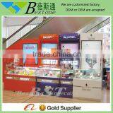 Shopping Mall Wood Acrylic Watch Display Showcase Counter Furniture