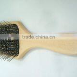 Guangdong Wooden Hair Brush Wholesale , Metal Pins Paddle Brush thumbnail-6