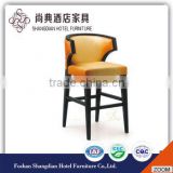 2015 new design wholesale hotel coffee chair bar chair with PU leather