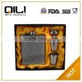 Hot Sale Stainless Steel Popular Buy Hip Flask With Safety Shot Glass,safety Funnel thumbnail-1