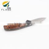 2015 Good Quality With Rose Wood Handle Stainless Steel Knife Pocket