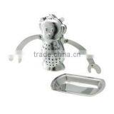YangJiang Supplier Monkey Shaped Stainless Steel Tea Strainer thumbnail-2