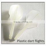 White Color Standard Dart Flights With Stem, 2015 HOT SELL CHEAP DART FLIGHT