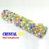 Factory Wholesale Heat Transfer Ceramic Rhinestone Mesh Sheet in Colors, Hot Fix Rhinestone Mesh Roll Trims for Decoration thumbnail-4