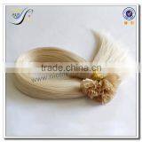 Wholesale Top Quality Pre Bonded u Tip Hair Extensions White Silky Straight 100% Russian Virgin Human Hair Supplier's Choice thumbnail-5