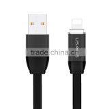 USAMS US-SJ054 U-LIGHT Series Touch Activated Cable for Iphone5/5s/6/6s 1m 2A LED Light Metal Cable for Iphone6plus/6splus thumbnail-4