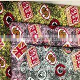 Polyester Cotton Canvas Fabric to Make Bags/Printed Fashion Cosmetic Bag Fabric