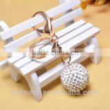 3D Alloy Metal Luxury Car Crystal Rhinestone Ball Keyring Keychain Wholesale thumbnail-6
