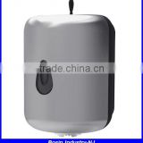 silver coating wall mounted paper tissue roll dispenser for public area