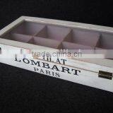 Beautiful Wooden Latticed Storage Box With Glass Cover