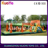 High Quality Coconut Tree Theme Inflatable Obstacle Courses for Childrens