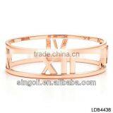 Glaze Roman Numerals Bangle Gold Fashion Jewelry Italy Stylish thumbnail-1
