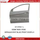 Steel Front Car Door For Hyundai Verna (ACCENT BLUE) Car Body Parts OEM# 76003-1R300 thumbnail-1