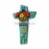Wood Souvenir Decorative Cross Shape Modern Wall Decor