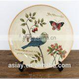 Japanese and Chinese Style Ceramic Tableware Underglaze Color Plate Saucer Quality Wind Creative Dish Deep thumbnail-5