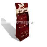 Cardboard Shelf Floor Display for Greeting Cards and Gift Tags