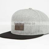 New Style Wholesale Cheap Snapback Cap/Custom Leather Patch Hip Hop Snap Back Hat/Hip Hop Cap thumbnail-3