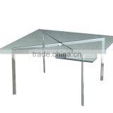 Tempered Glass Barcelona Table,short Barcelona Table,Barcelona Coffee Table CT-505 thumbnail-1