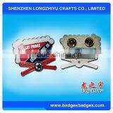 Cheap LED Flashing Light Badge Custom Design Printing Epoxy Led Badges thumbnail-4