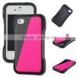 Plastic and TPU Combo Defender Case for IPhone 4 4s thumbnail-1