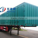 best selling cargo semi trailer house,3 axles truck cargo box,side open box utility trailer