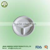 Disposable 9 Inch 3-compartment Plate thumbnail-2