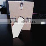 Clip Snap Frameless Glass Photo Frame With Large Foam Corners for Table or Wall Hanging thumbnail-3