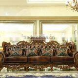Sofa Material Leather Sofa Chesterfield Household Furniture thumbnail-3