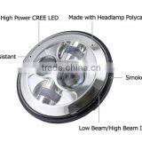 7" Round LED Projection Daymaker Headlight Car Headlight Kit for Harley Motorcycles Jee-p Hummer Lan-d Rover Quality Choice thumbnail-5