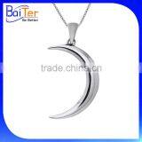 Custom 925 Sterling Silver Crescent Moon Pendant Necklace Pendant Wholesale
