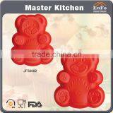 bear shape silicone cake mould