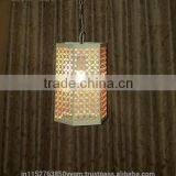 Etched White Pendant Lamp