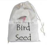 Cotton Fabric String Backpack Bag Gift With Logo Printing thumbnail-2