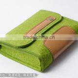 Grey Felt Soft Eyeglasses &Sunglasses Protective Roll Up Case Pouch thumbnail-2
