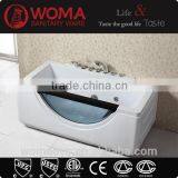 Acrylic Indoor Cheap Rectangular Corner Massage Bathtub With Glass Q308N thumbnail-1